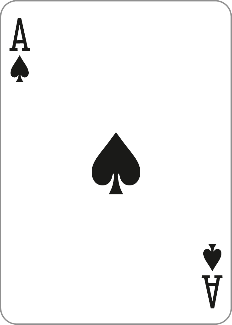 Playing card face